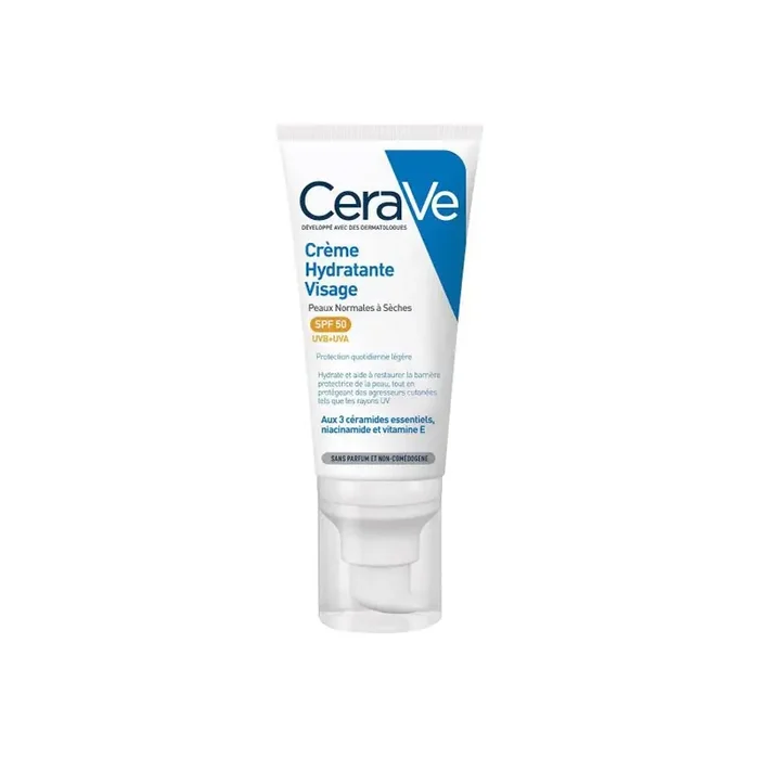 CeraVe creme hydratante visage SPF50 – 52ml