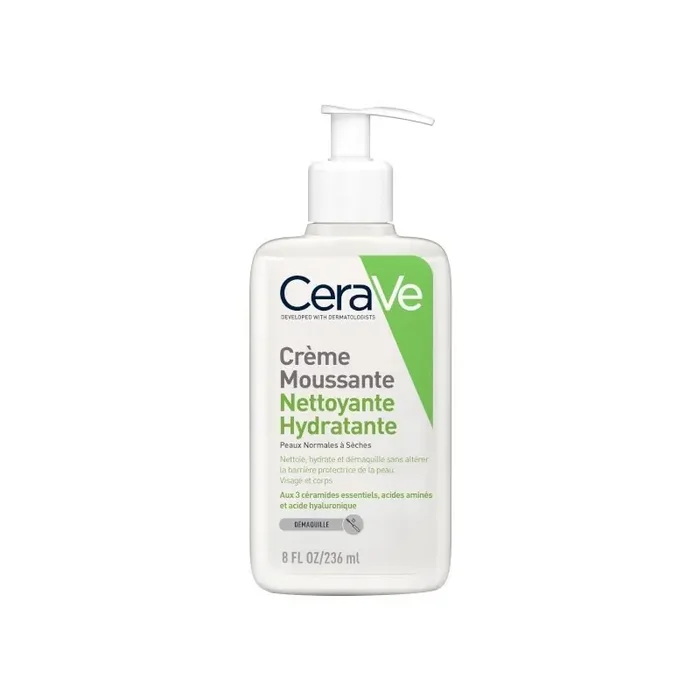 Cerave creme moussante nettoyante hydratante 236ml