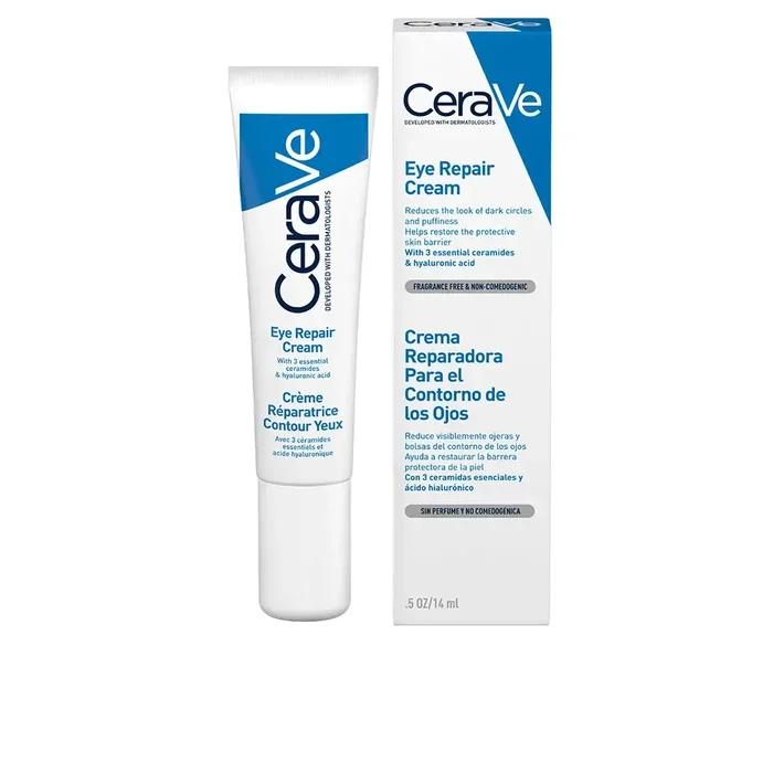 Cerave EYE REPAIR CREAM reduces dark circles&puffiness