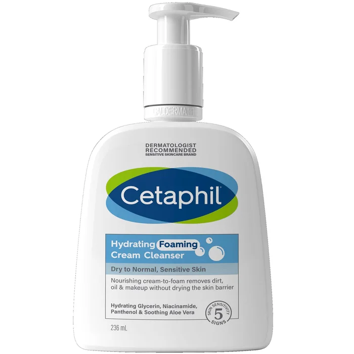 Cetaphil Mousse Nettoyante Hydratante 236 ml