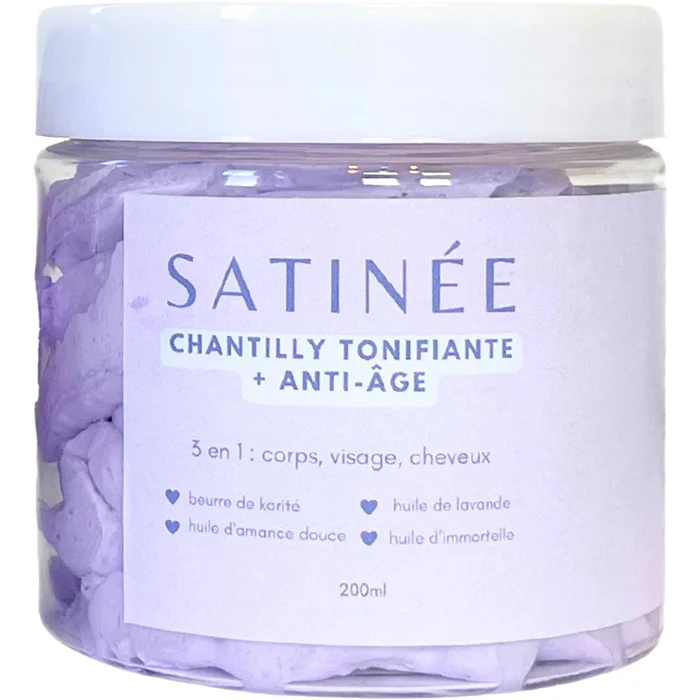 Chantilly tonifiante & anti-âge – Corps, visage & cheveux – 200 ml