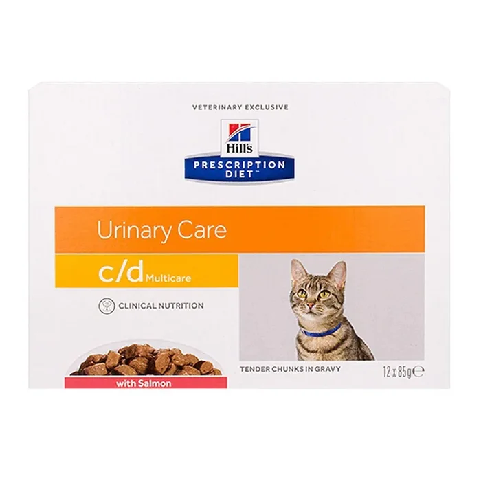 Chat c/d Multicare saumon 12x85g