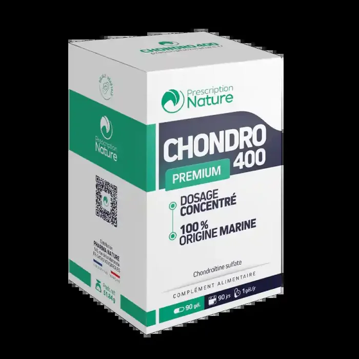 CHONDRO 400 PREMIUM 90 GELULES PRESCRIPTION NATURE