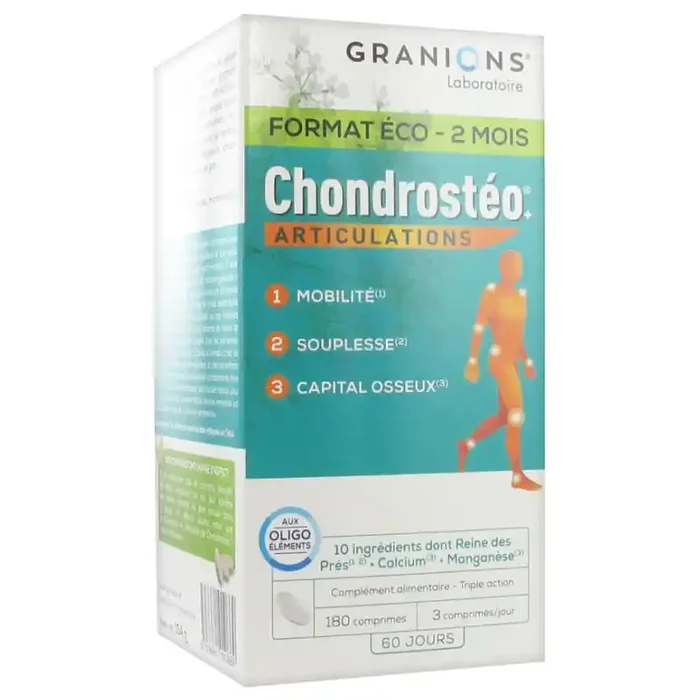 CHONDROSTEO+ ARTICULATIONS 180 COMPRIMES GRANIONS