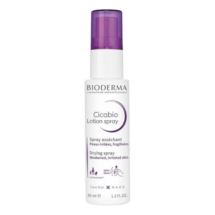 Cicabio Lotion Cicatrisante Spray – Asséchant Peaux Irritées Fragilisées 40 ml