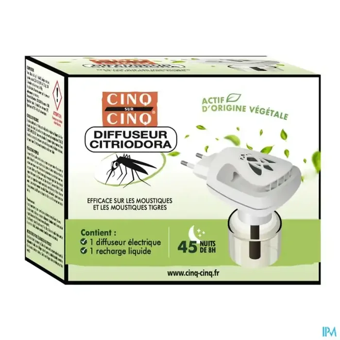 Cinq sur cinq diffuseur citriodora