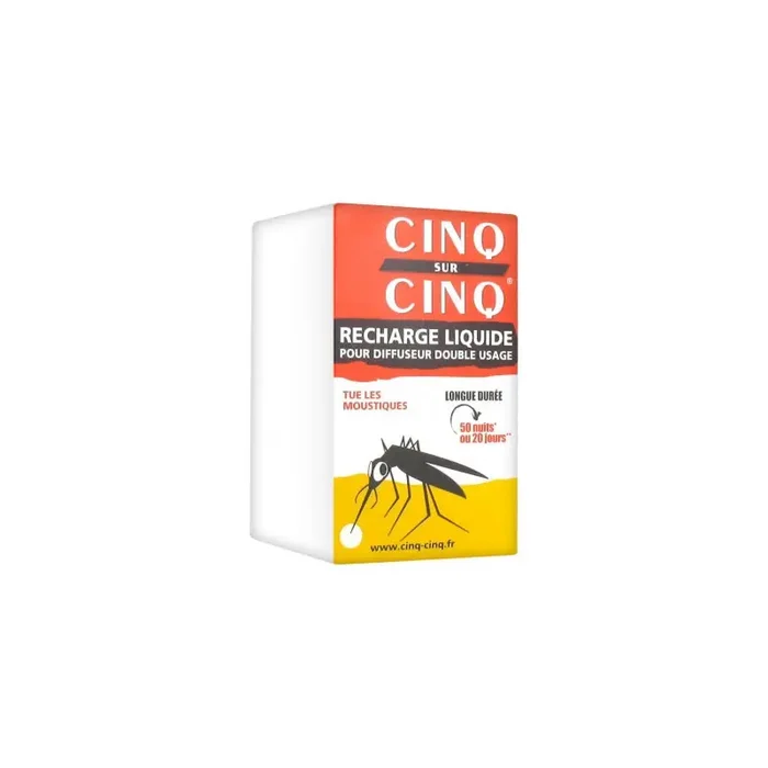 Cinq sur Cinq Recharge Liquide Anti-Moustiques 35 ml
