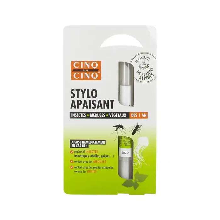 CINQ SUR CINQ STYLO APAISANT ANTI-MOUSTIQUES 2ML