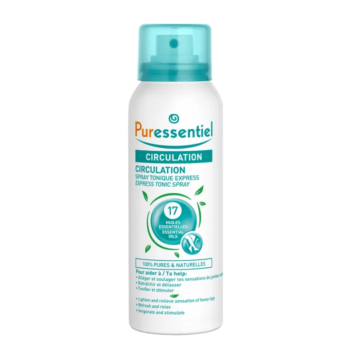 Circulation – Spray Tonique Express Aux 17 Huiles Essentielles 100 ml
