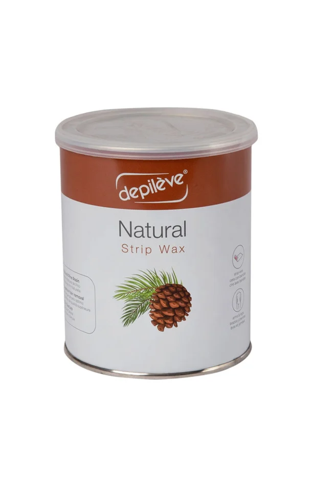 Cire avec bandes – Naturelle – Corps – 800 g