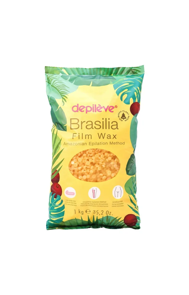 Cire brésilienne sans bandes – Huile de Buriti – Corps – 1 kg