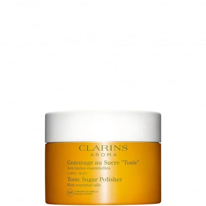 CLARINS Gommage au Sucre "Tonic" Aux Huiles Essentielles – 99% d’Origine Naturelle