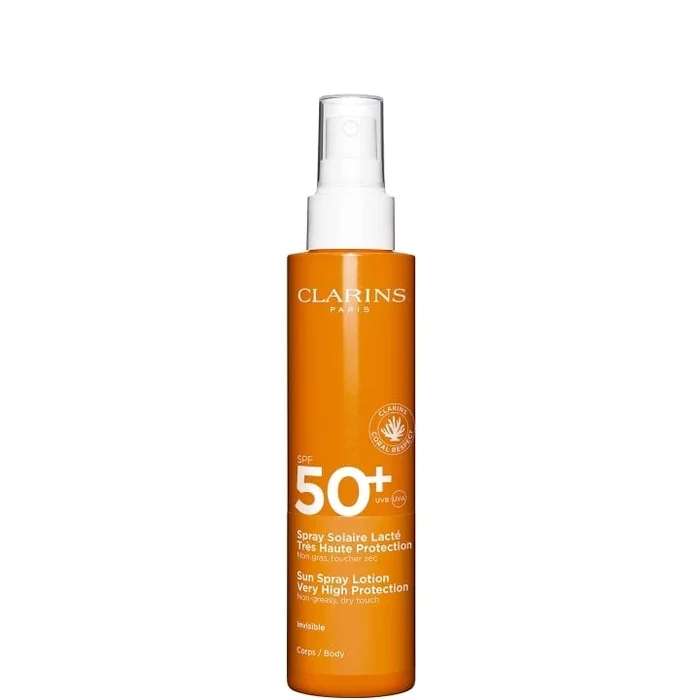 CLARINS Spray Solaire Lacté Très Haute Protection Corps SPF50+ Lait Solaire Corps