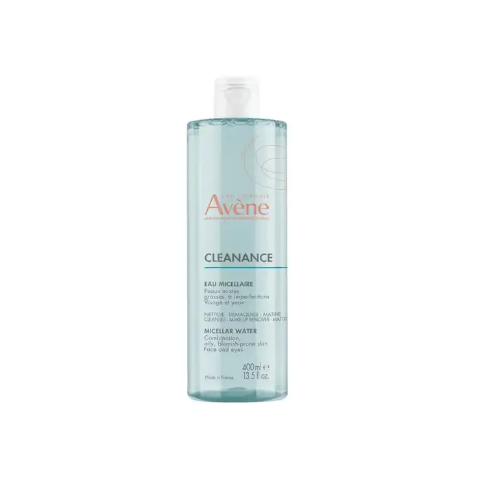 CLEANANCE EAU MICELLAIRE PEAUX MIXTES GRASSES à IMPERFECTIONS 400ML AVENE