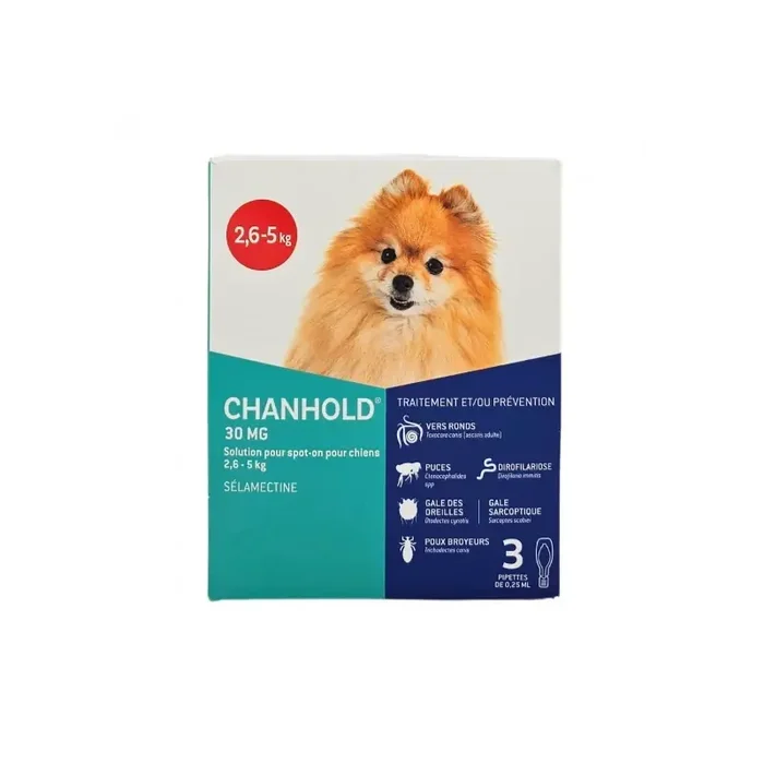 Clement thekan chanhold 30mg spot on chien 2kg6/5kg 3
