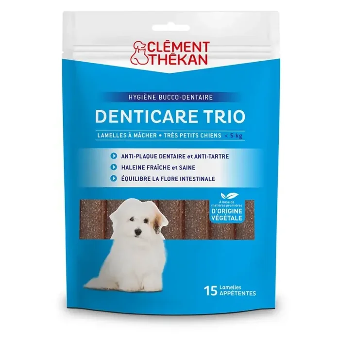 Clement thekan denticare trio lamelles à mâcher chien XS 15