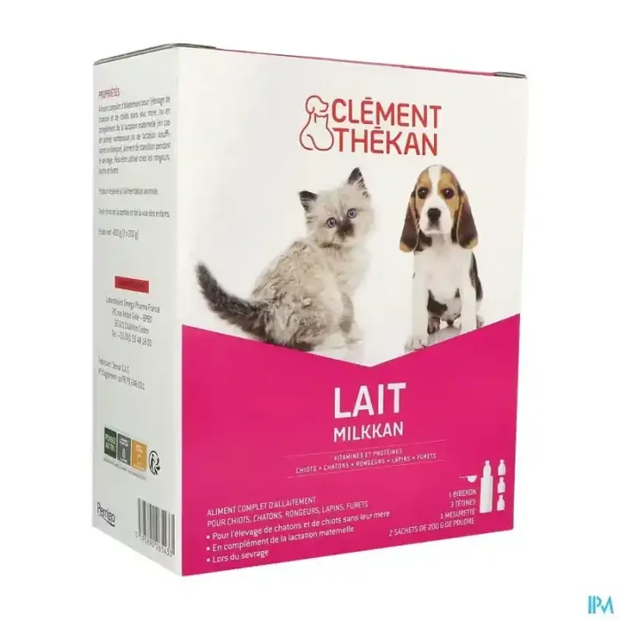 Clement thekan milkkan lait poudre chiot chaton 400g