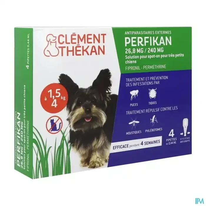 Clement thekan perfikan spot on chien 1kg5/4kg x4