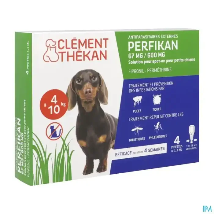 Clement thekan perfikan spot on chien 4/10kg x4