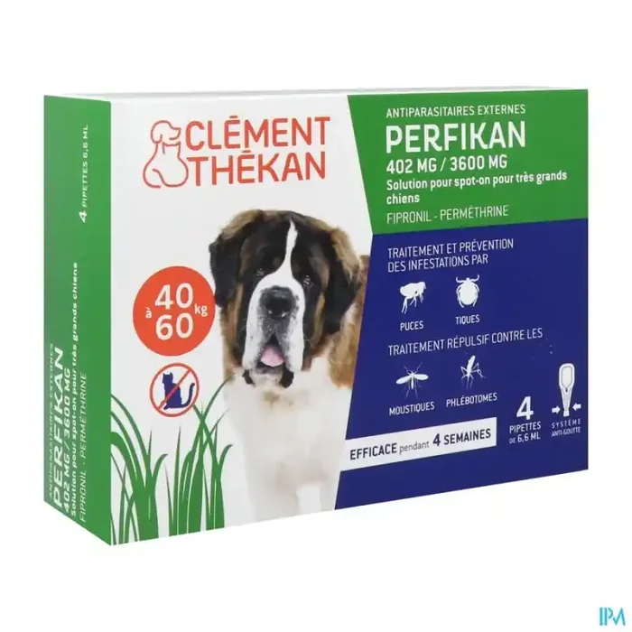 Clement thekan perfikan spot on chien 40/60kg x4