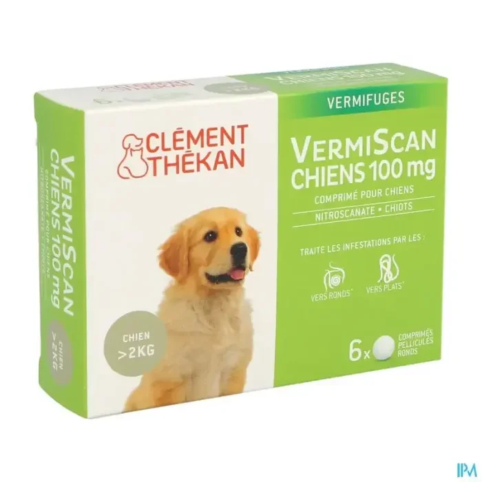 Clement thekan vermiscan chiot petit chien comprimé 6