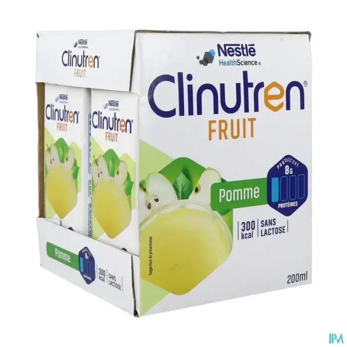 Clinutren fruit pomme 200ml x4