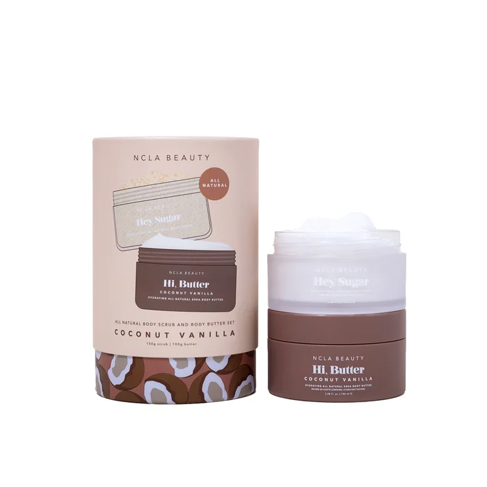 Coconut Vanilla – Exfoliant Corps 100 g + Beurre Corporel 100 g