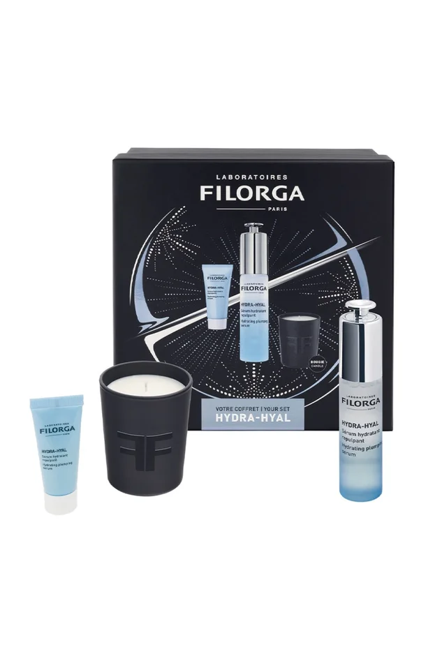 Coffre sérum, crème & bougie – Hydra-Hyal – Visage – 3 produits