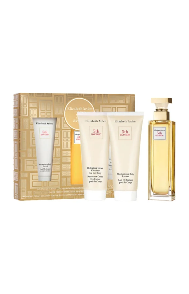 Coffret 5th Avenue Eau de Parfum – Fruité floral – 3 produits