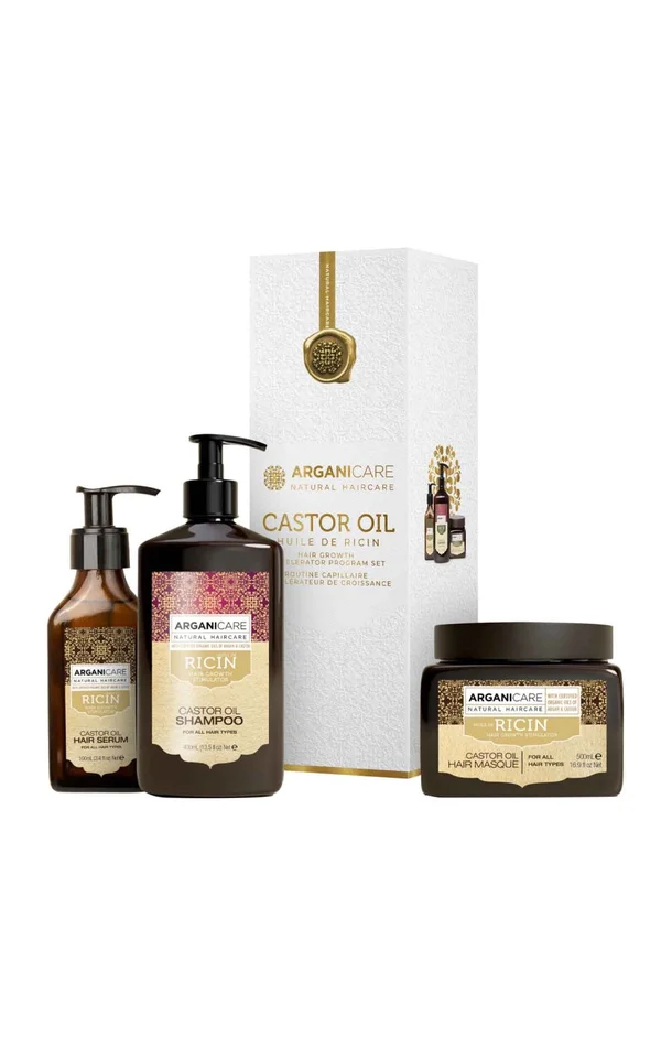 Coffret accélérateur de croissance – Argan & macadamia – Cheveux – 3 produits