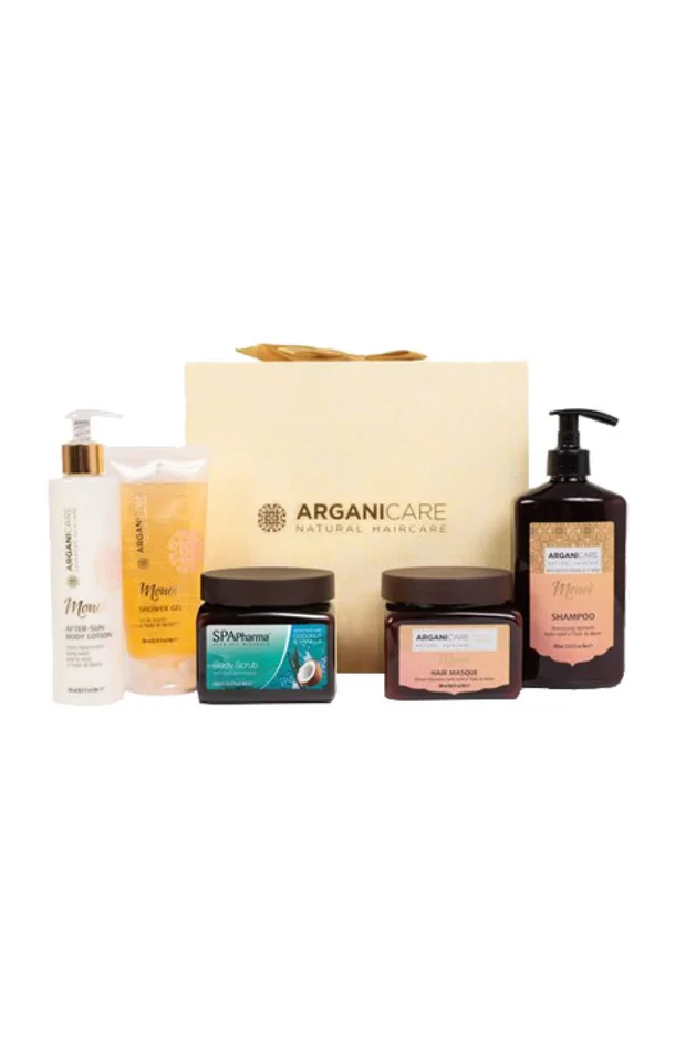 Coffret après-soleil – Monoï – Corps & cheveux – 5 produits