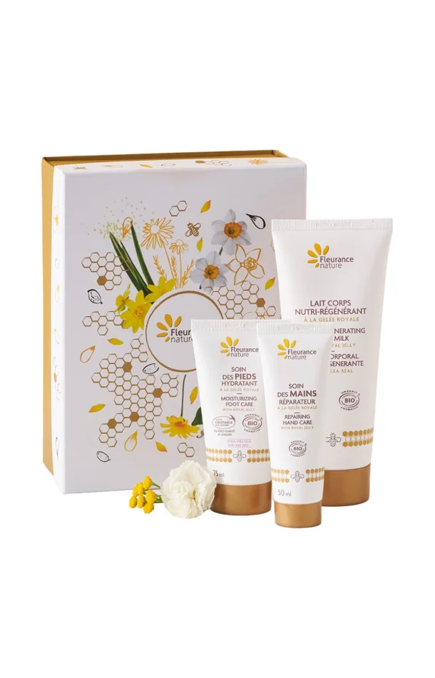 Coffret beauté royale bio – Corps – 3 soins