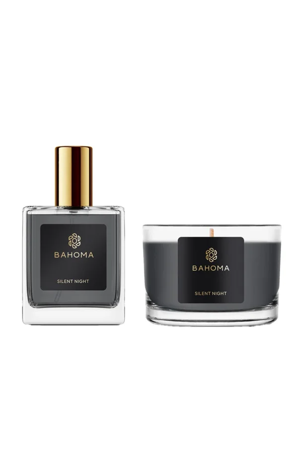 Coffret bougie parfumée & parfum d’ambiance – Silent Night – Anis & vanille – 2 produits