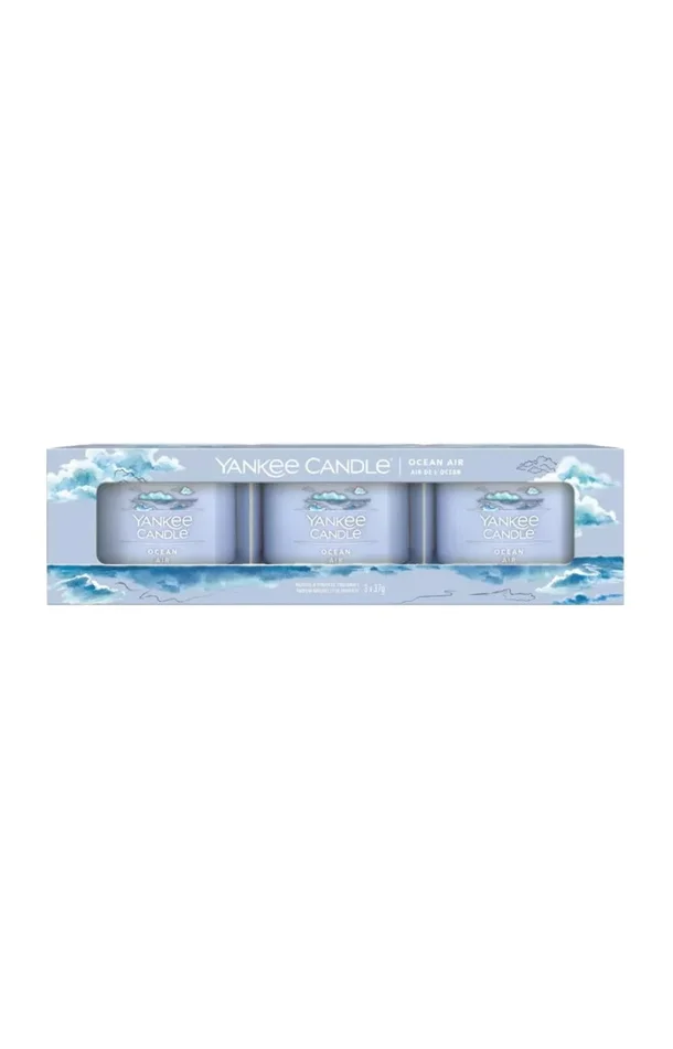 Coffret bougies votives – Air d’océan – 3 x 37 g