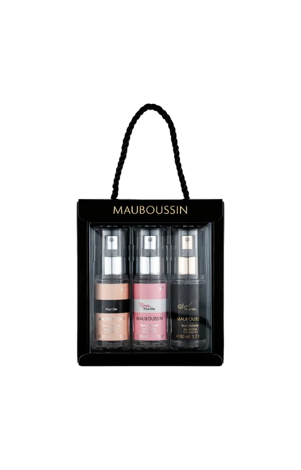 Coffret brumes parfumée Pour Elle- Floral fruité oriental – 3 produits