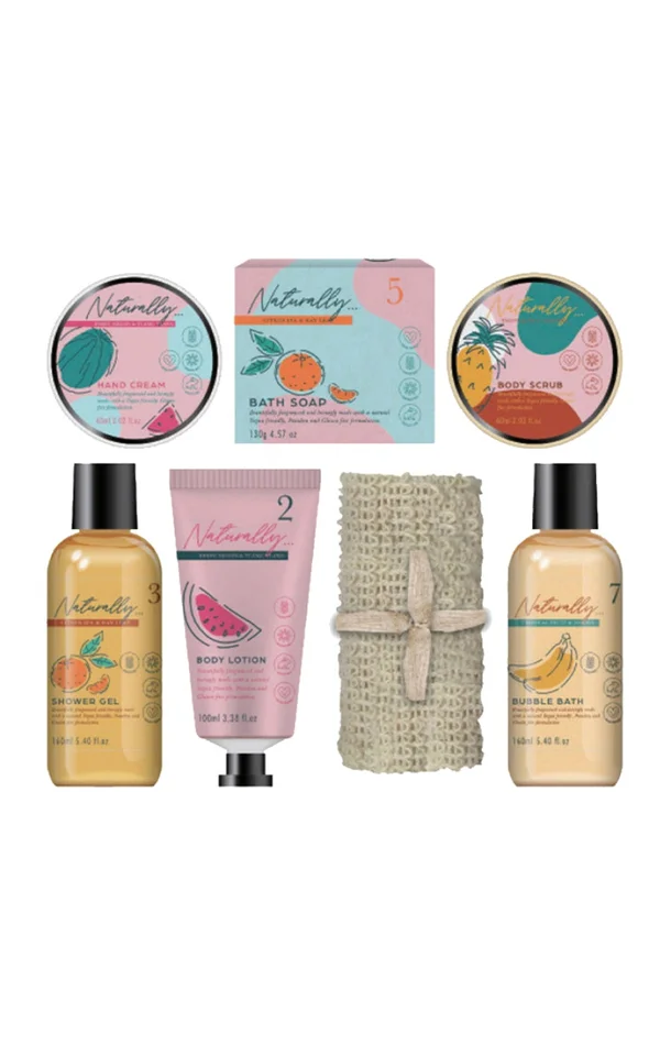 Coffret de bain – Naturally – 7 produits