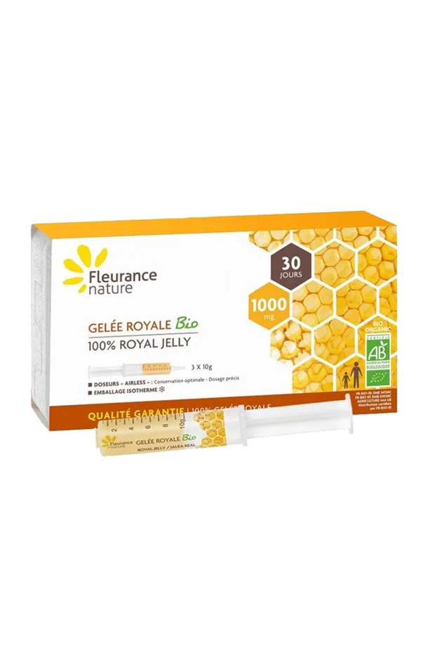 Coffret de gelée royale bio – Vitalité & tonus – 1 mois