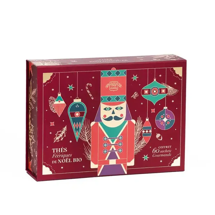 COFFRET DE NOËL THÉS FÉÉRIQUES 60 SACHETS BIO PROVENCE D‘ANTAN