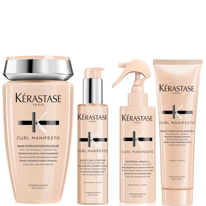 Coffret de soins complets Kérastase pour cheveux ondulés à bouclés