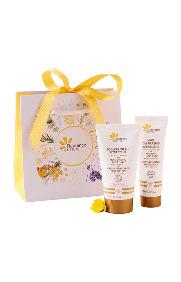 Coffret duo beauté bio – Gelée royale – Mains & pieds