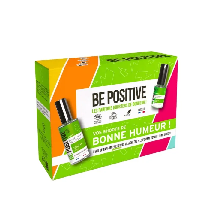 Coffret Eau de Parfum Bio ENERGY Cédrat