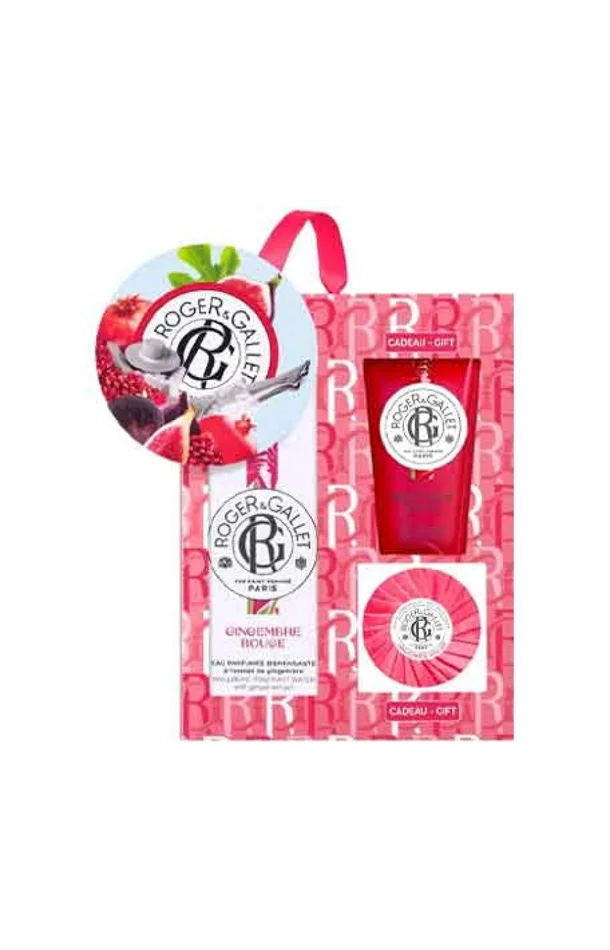 Coffret Gingembre rouge eau de parfum 100 ml – 3 produits