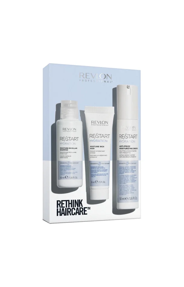 Coffret hydratation – Re/start – Cheveux secs – 3 produits