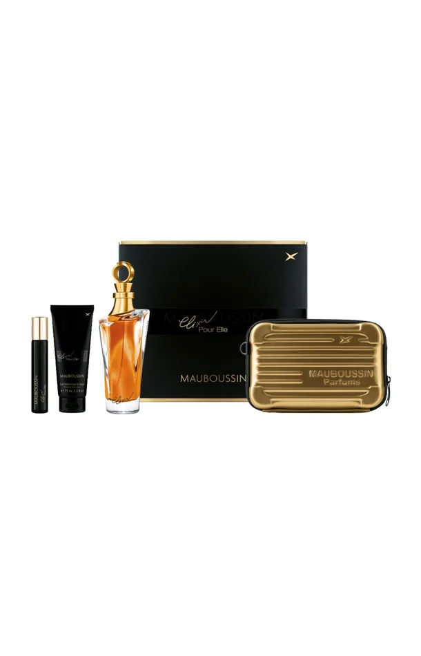 Coffret parfumé Elixir – Oriental gourmand – 4 produits