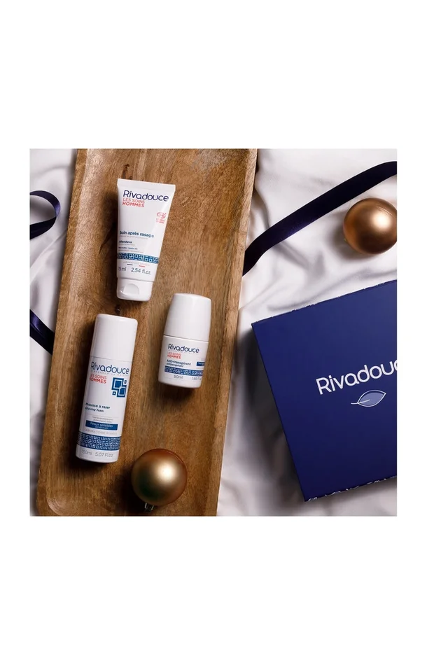 Coffret rasage bio – Visage & corps – Homme – 3 produits