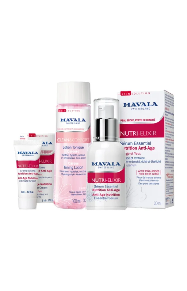 Coffret routine – Nutri-Elixir – Peaux sèches – 3 produits