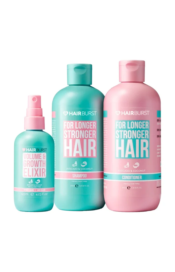Coffret routine fortifiante – Avocat & noix de coco – Cheveux fins, cassants ou indisciplinés – 3 produits