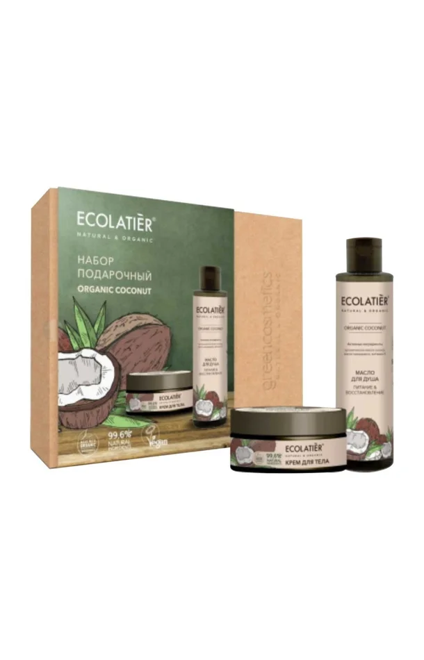 Coffret soins Bio – Ecolatier – Noix de coco – Corps – 2 produits