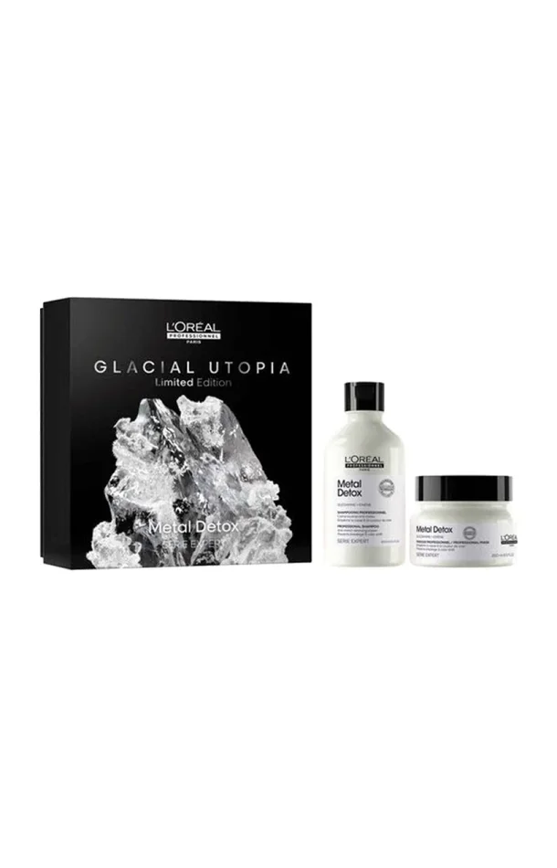 Coffret soins cheveux – Métal Détox – Cheveux colorés – 2 produits
