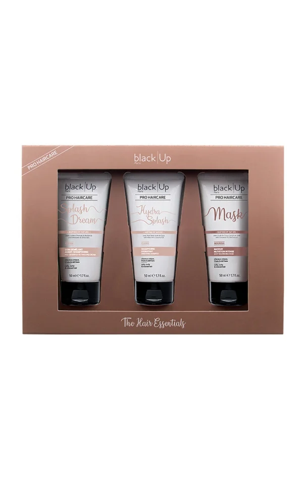 Coffret The Hair Essentials – Cheveux crépus, frisés et défrisés – 3 x 50 ml
